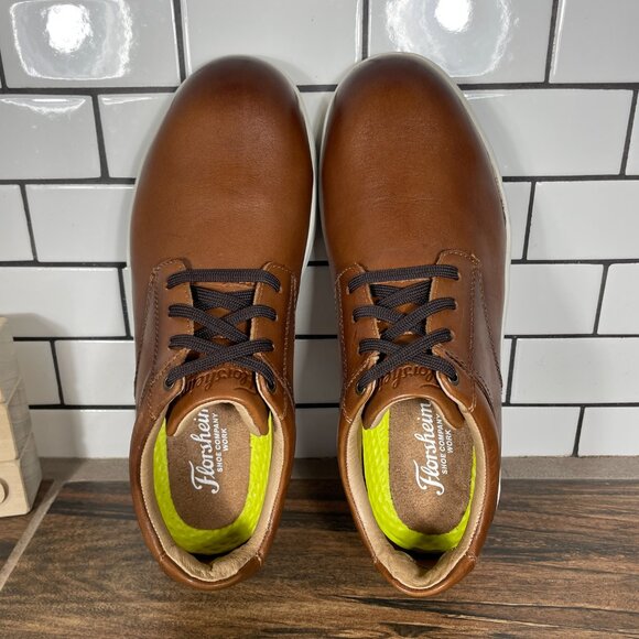 Florsheim Crossover Work Shoes Mens Size 7.5 Brown Leather Steel Toe EH Derby main image 13